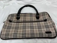 Burberry チェック柄 ハンドバッグ
