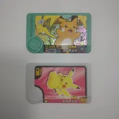 ポケモンポロックラムネ　レンチキュラー3Dミニカード　2枚　ピカチュウ　ミュウ ポケモンポロックラムネ レンチキュラー3Dミニカード 2枚 ピカチュウ