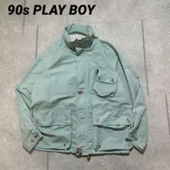 90s 希少 PLAY BOY SPORTプレイボーイ　マウンテンパーカー　L