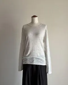 00s Jacquard Design V-Neck L/S Cut-sew - メルカリ