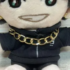 ぬいぐるみ用 アクセサリー ゴールドネックレス 手つなぎストぬい