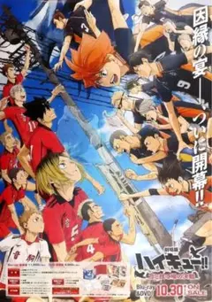 劇場版 ハイキュー!! ゴミ捨て場の決戦　DVD 特典　ポスター