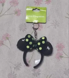 【ディズニーハロウィン限定】ミニーカチューシャキーホルダー