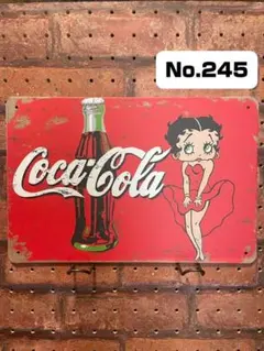 Coca-Cola コカコーラ 《64》レトロ ブリキ 看板 - メルカリ