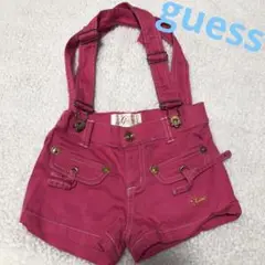 ズボン ピンク ゲス ショートパンツ デニム 半ズボン ラインストーン 90