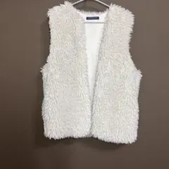 HONEYSUCKLE ROSE ホワイトファーベスト M-L