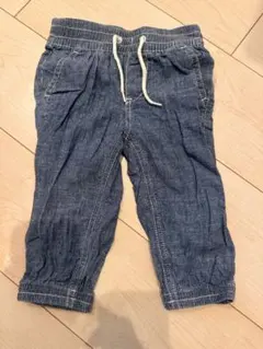 babyGap 80cm デニム風パンツ 保育園 着替え 夏服 ズボン