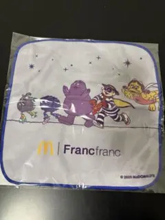 【新品・未使用】 2026 福袋 マクドナルド キャラクター ハンドタオル 紫