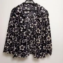 ハヴァナイストリップの麻のジャケット七分LL新品タグ付きのサムネイル