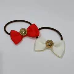 ディズニー ヘアゴム リボン ミニーマウス