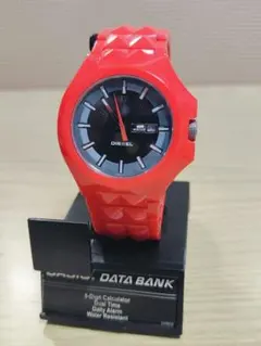 【レア】美品 ディーゼル DZ-7395 レッド 動作良好 腕時計 y2k レア】美品 ディーゼル DZ-7395 レッド 動作良好 腕時計 y2k