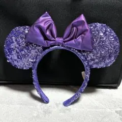 ディズニー カチューシャ スパンコール　ミニー