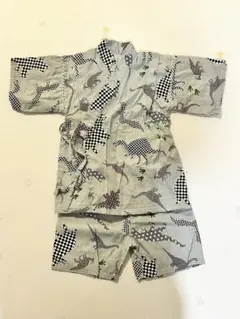 和ごころじんべい 甚平 100cm 恐竜柄