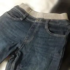 キッズ160サイズ デニム風ロングパンツ ウエストゴム　2セットのサムネイル