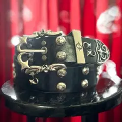 ウエスタンベルト y2k リベット グランジ 韓国 古着 アメカジ wb33-7