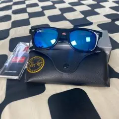 【新品】Ray-Ban レイバン ブラックフレーム ブルーレンズ