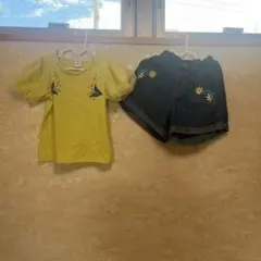 （美品）1回著用　アナと雪の女王セットアップ120cm