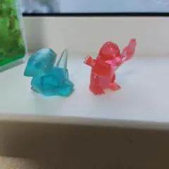 ポケモン フィギュア 青 赤 セット