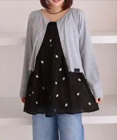 archives アルシーヴ 花柄刺繍キャミ 黒のサムネイル