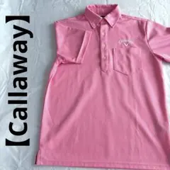【Callaway】キャロウェイ　X SERIES ボタンダウン半袖ポロシャツ