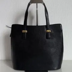 Kitamura キタムラ ハンドバッグ 黒　ブラック　ゴールド金具のサムネイル