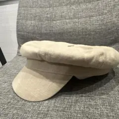 ベージュ キャスケット