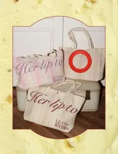 Herlipto ハリプ トートバッグ yellow 新宿ルミネ2限定品 - メルカリ