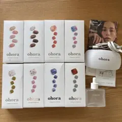 【まとめ売り】ohora ネイルシールセット LEDライト付き
