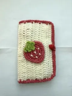 いちごかぎ針ケース 編み物 ハンドメイド かぎ針編み かぎ針ケース 早い者勝ち