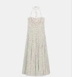 美品】ZARA ザラ フリンジホルターネックミディワンピース XS - メルカリ