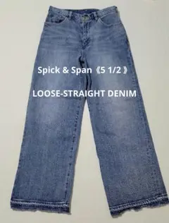 Spick & Span《5 1/2 》LOOSE-STRAIGHT DENIMのサムネイル