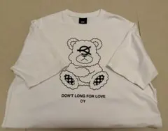 OY くま プリント Tシャツ ホワイト