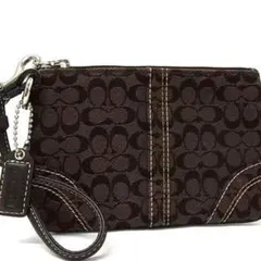 ま*に様 COACH コーチ ミニシグネチャー ポーチ マルチケース 小物入れ