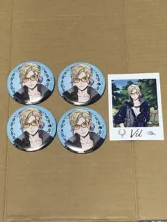 ツイステ展 ランダムカードコレクション　缶バッジ ヴィル