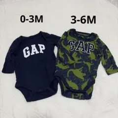 GAP ロンパース 0-6ヶ月 2点セット
