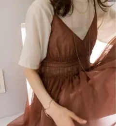 mystic シャーリングキャミソール