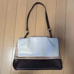 SHEIN　ショルダーバッグ ホワイト/ベージュ/ブラウン