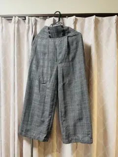 グレンチェック　パンツ