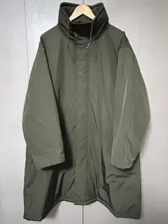 新品2022AW UNIQLO U フーデッドコート モッズコート カーキ L - メルカリ