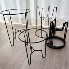 【大2個、小6個セット】IKEA プランタースタンド SVARTPEPPARのサムネイル