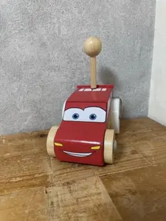 カーズ ライトニング・マックィーン 木製　コロコロ