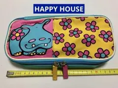 超レア❣️『HAPPY HOUSE 』象と花柄ペンケース
