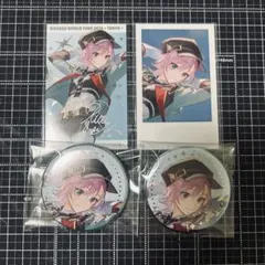 夕陽リリ SitR東京 チェキ風カード 缶バッジ