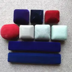 ジュエリーボックス セット 多様な形状と色 まとめ売り