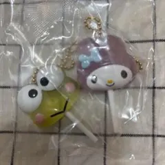 サンリオ キャラクターズ カラフルキャンディチャーム　けろっぴ　マイメロ