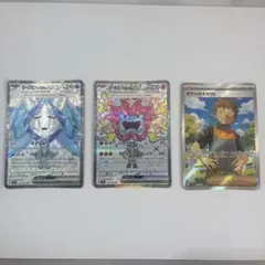 ポケモンカード 3枚セット オーガポン、たけしのスカウト