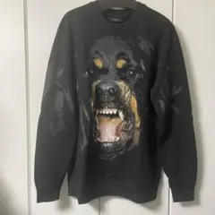 givenchy ジバンシー スウェット 黒 ロットワイラーのサムネイル