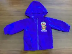アンパンマン フード付き2wayジャケット ブルー サイズ8ウィンドブレーカー