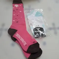 2点、サイズ19～21センチ、デサントとadidasソックス未使用