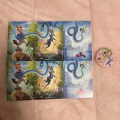 ズートピア 2 ディズニー刺繍缶バッジ 2 映画 入場者特典